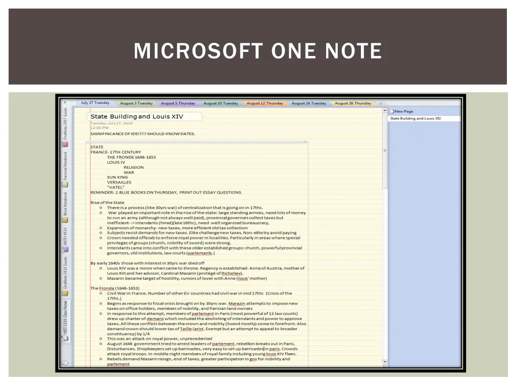 microsoft one note