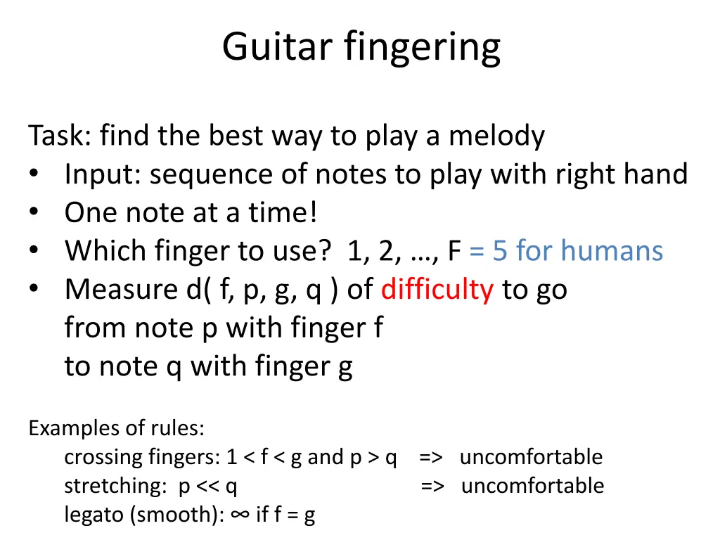 guitar fingering 1