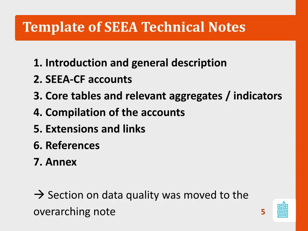 template of seea technical notes