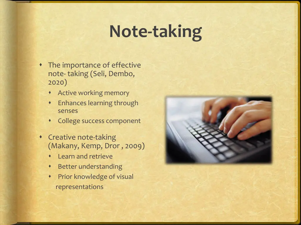 note taking