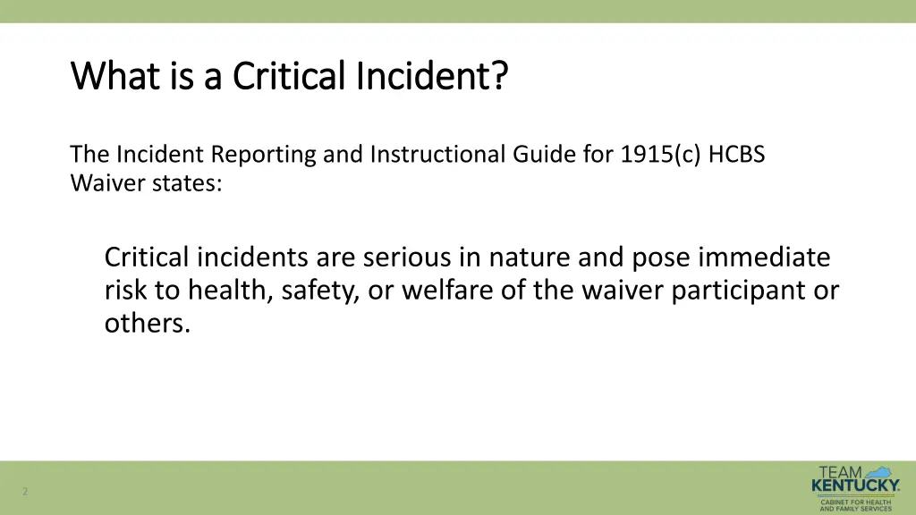 what is a critical incident what is a critical