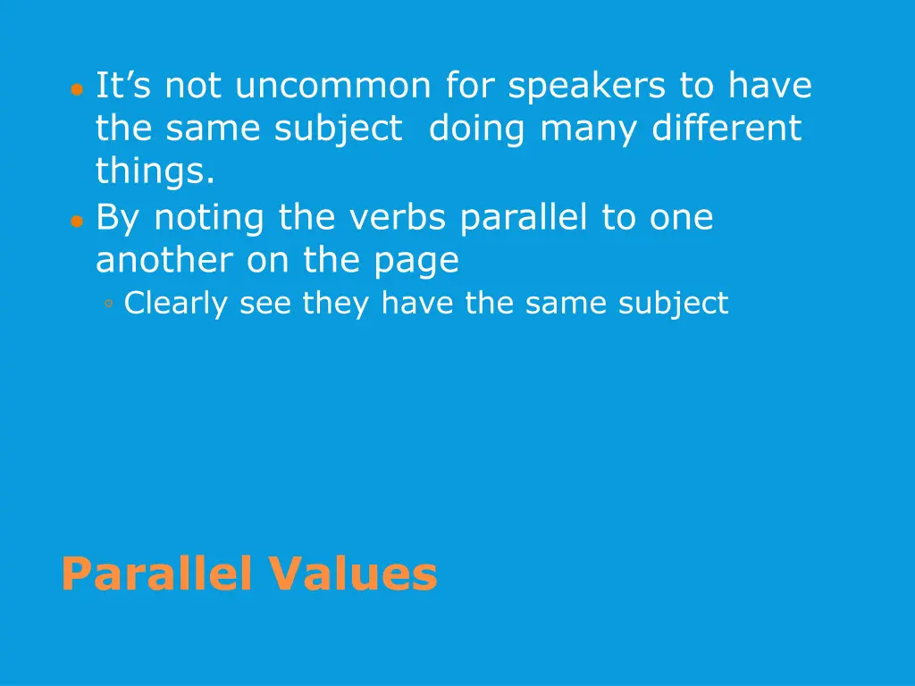 it s not uncommon for speakers to have the same