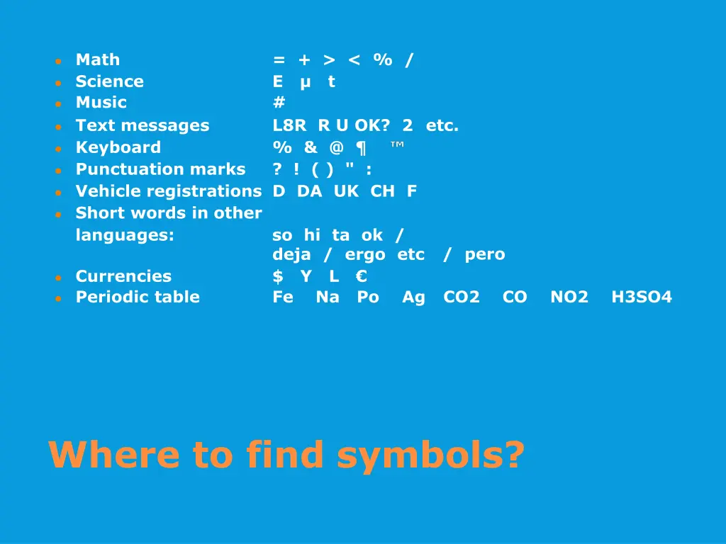 math science music text messages keyboard