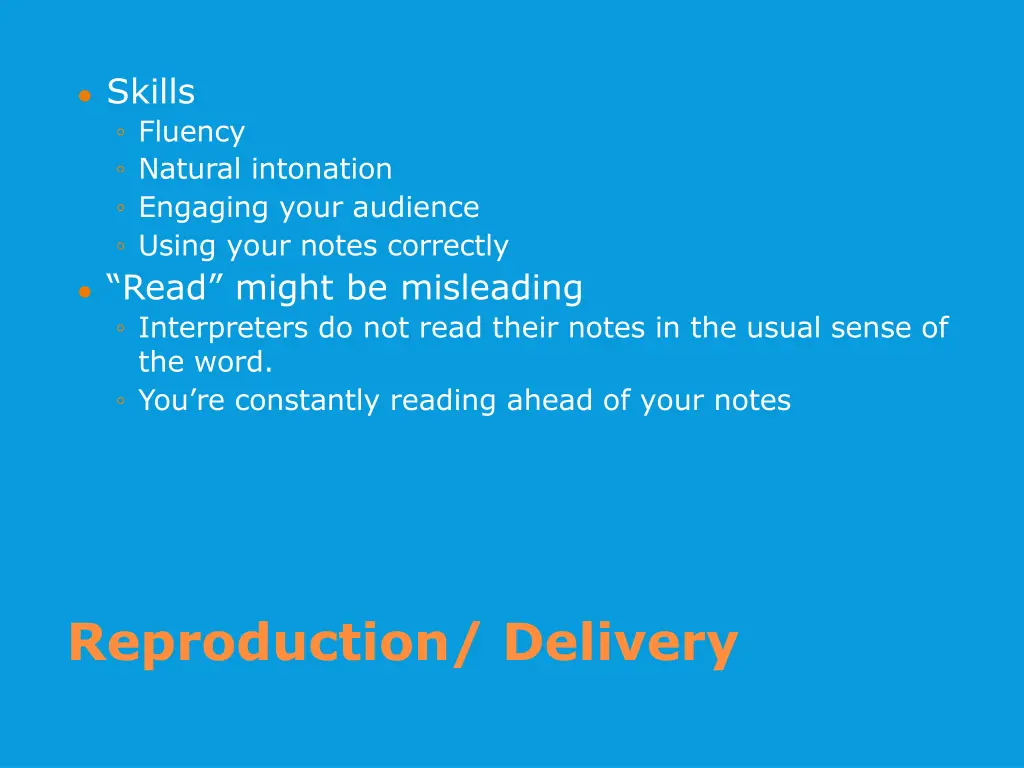 skills fluency natural intonation engaging your