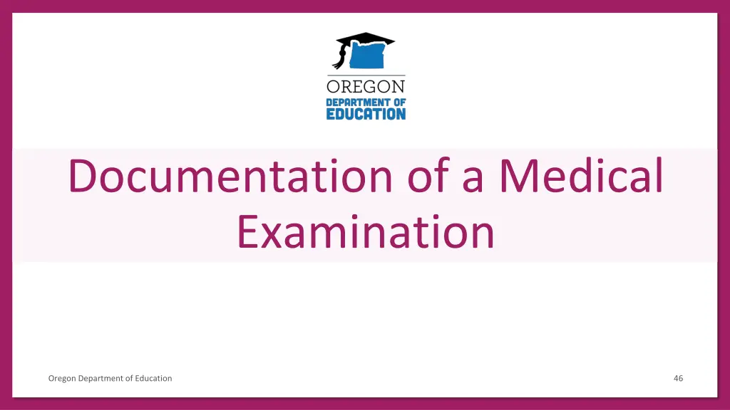 documentation of a medical examination 4