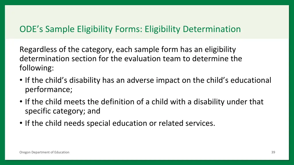 ode s sample eligibility forms eligibility 1