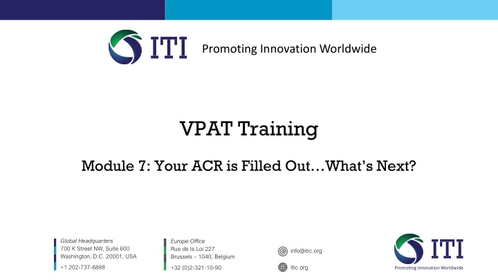 iti promoting innovation worldwide