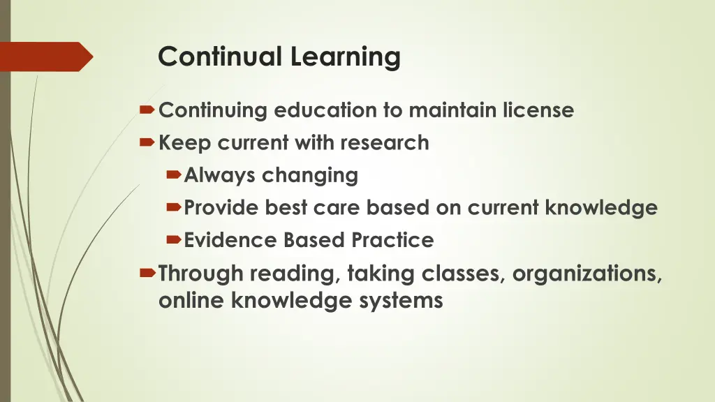 continual learning