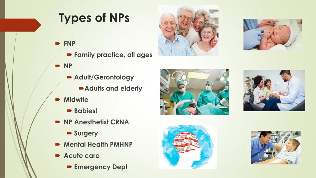 types of nps