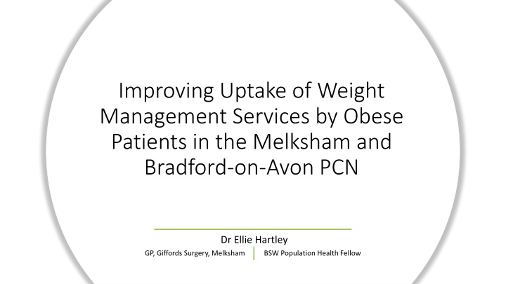 improving uptake of weight management services