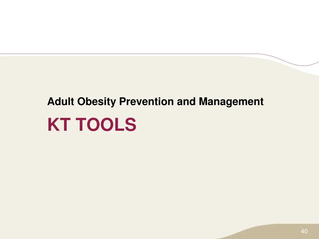 adult obesity prevention and management 3