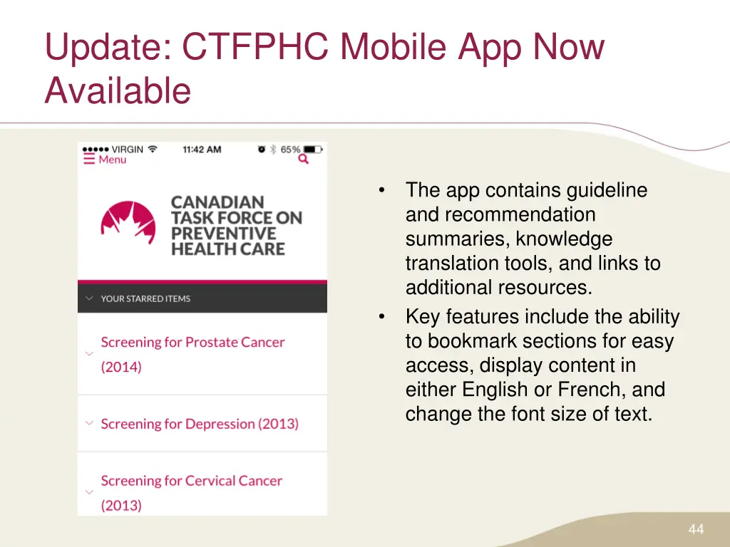 update ctfphc mobile app now available