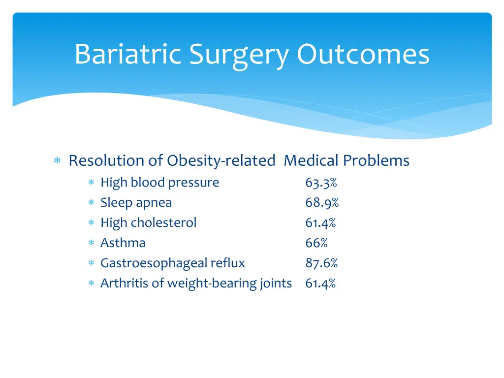 bariatric surgery outcomes 1