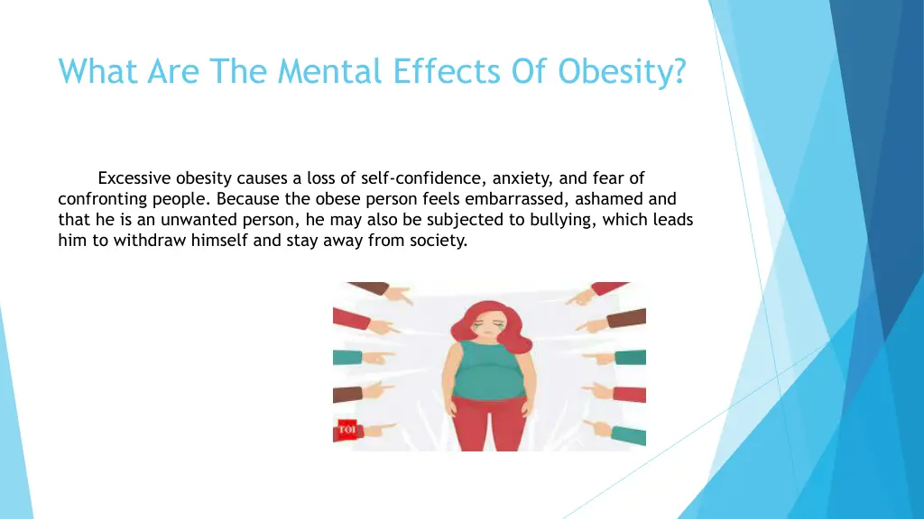 what are the mental effects of obesity