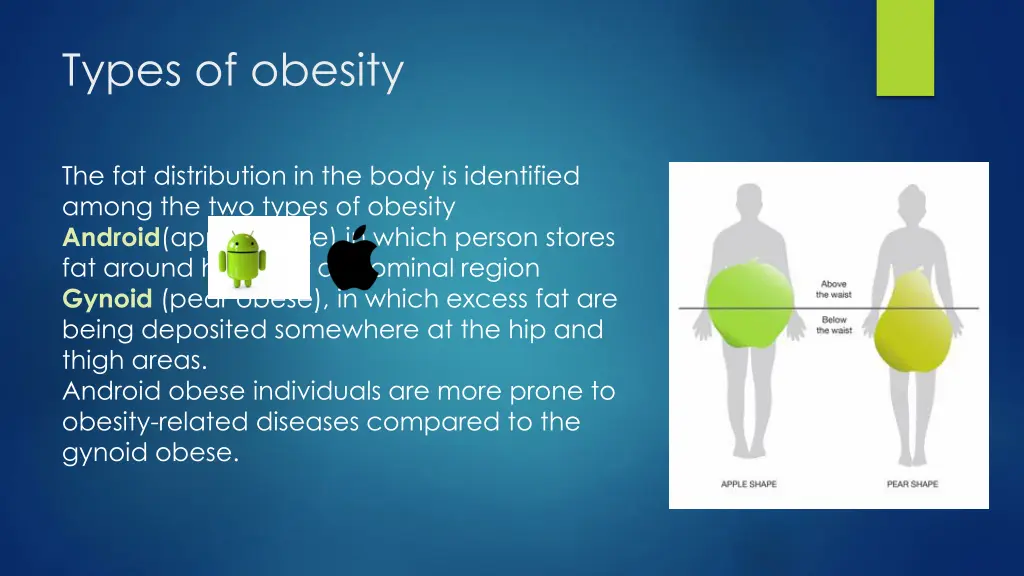 types of obesity