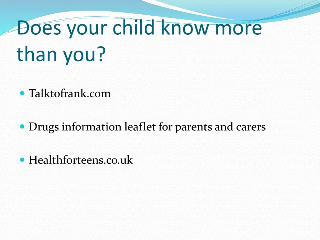 does your child know more than you