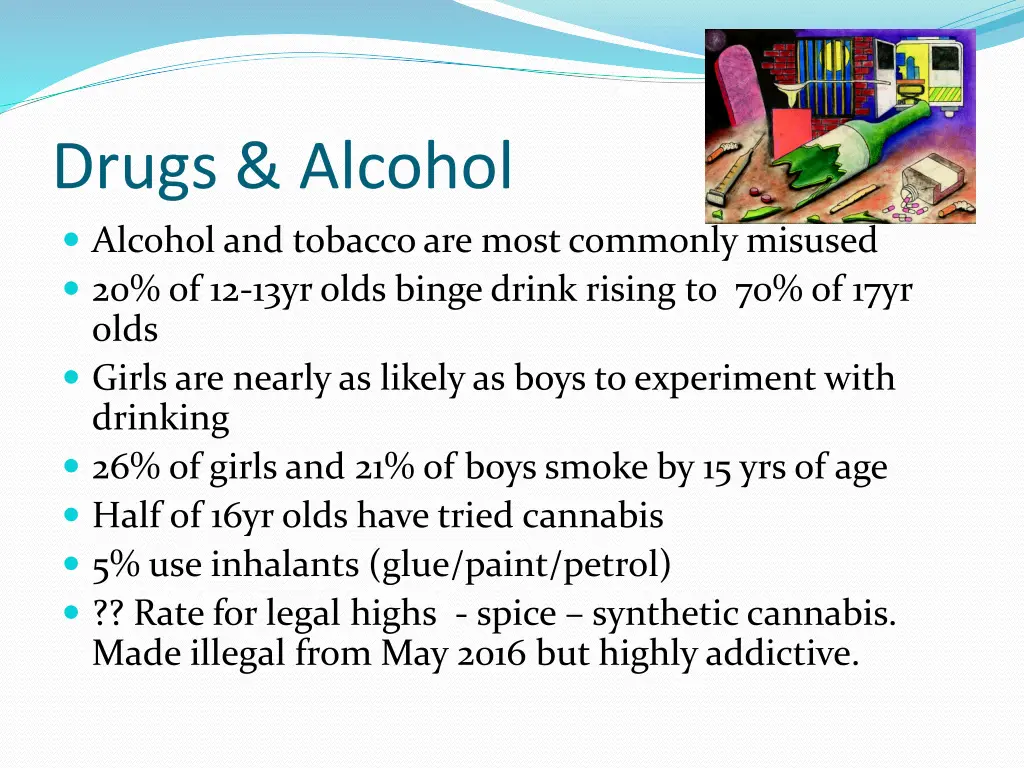 drugs alcohol alcohol and tobacco are most