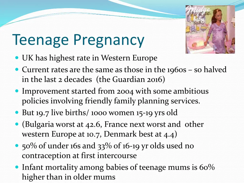 teenage pregnancy