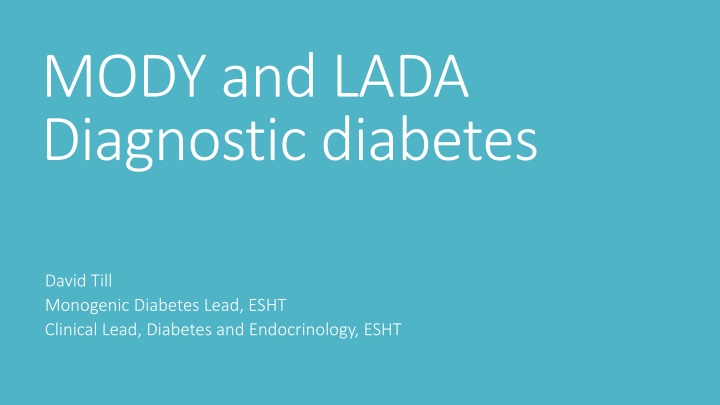 mody and lada diagnostic diabetes