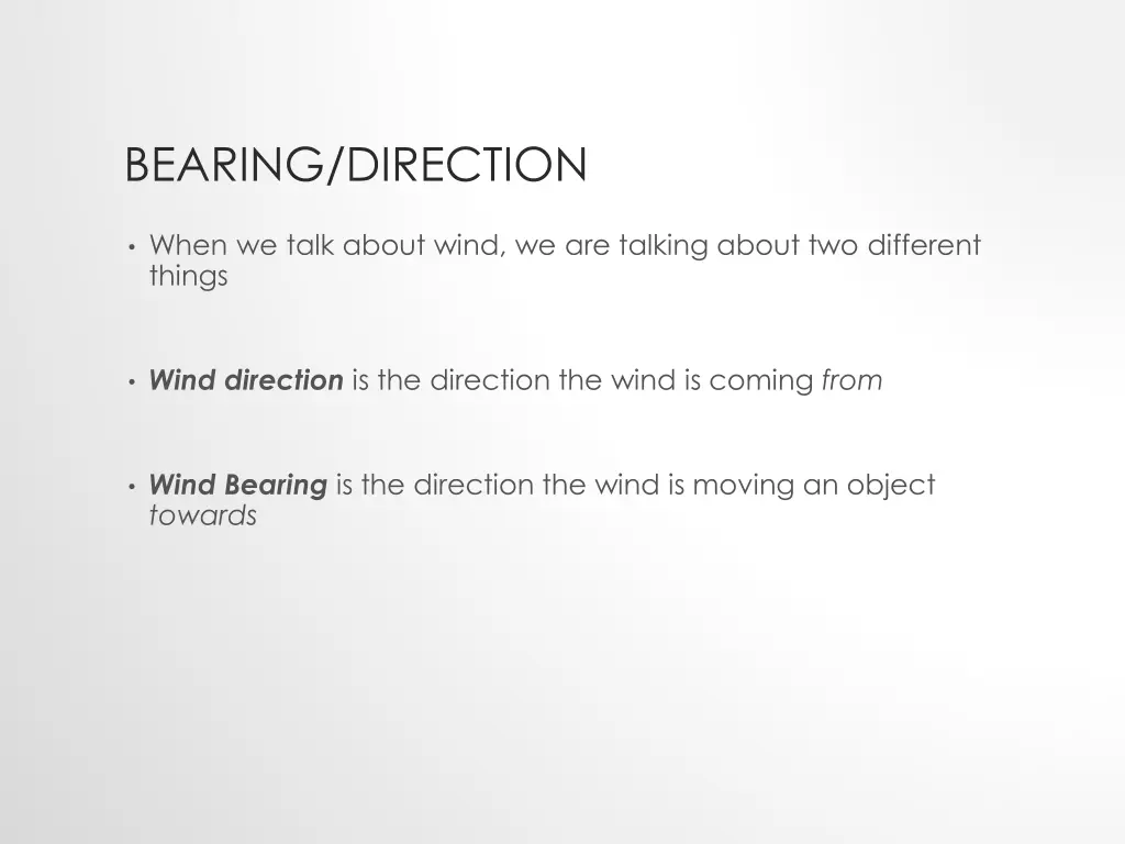 bearing direction 1