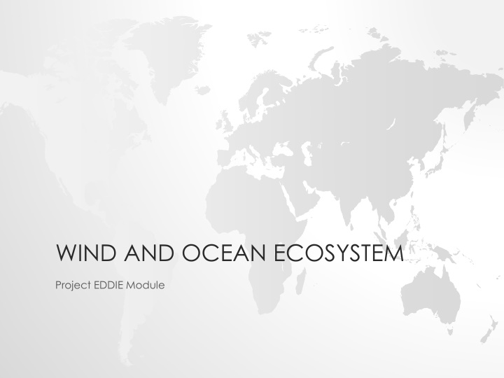 wind and ocean ecosystem