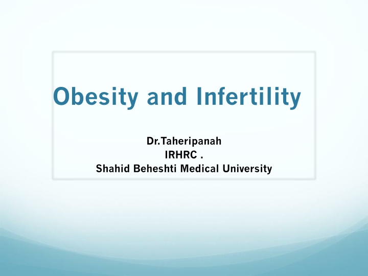 obesity and infertility