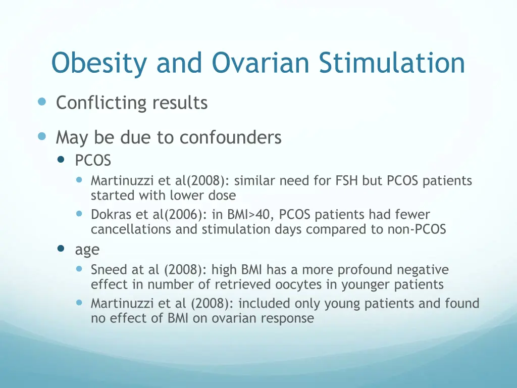 obesity and ovarian stimulation 4