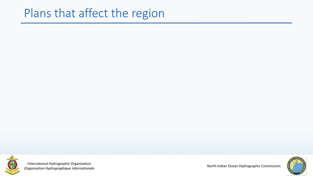 plans that affect the region