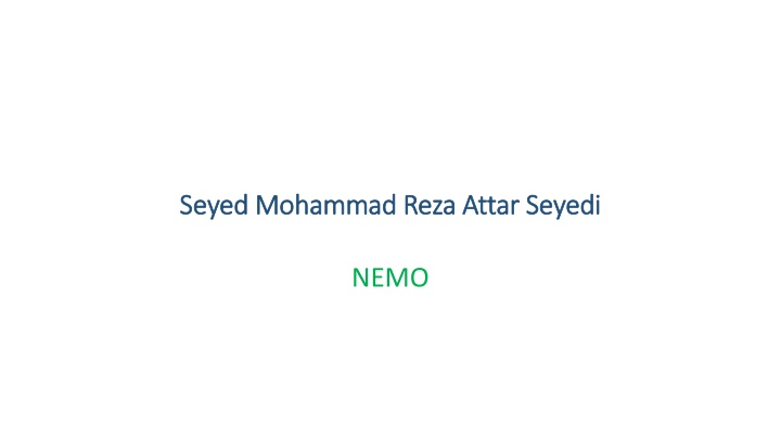 seyed mohammad reza attar seyedi seyed mohammad