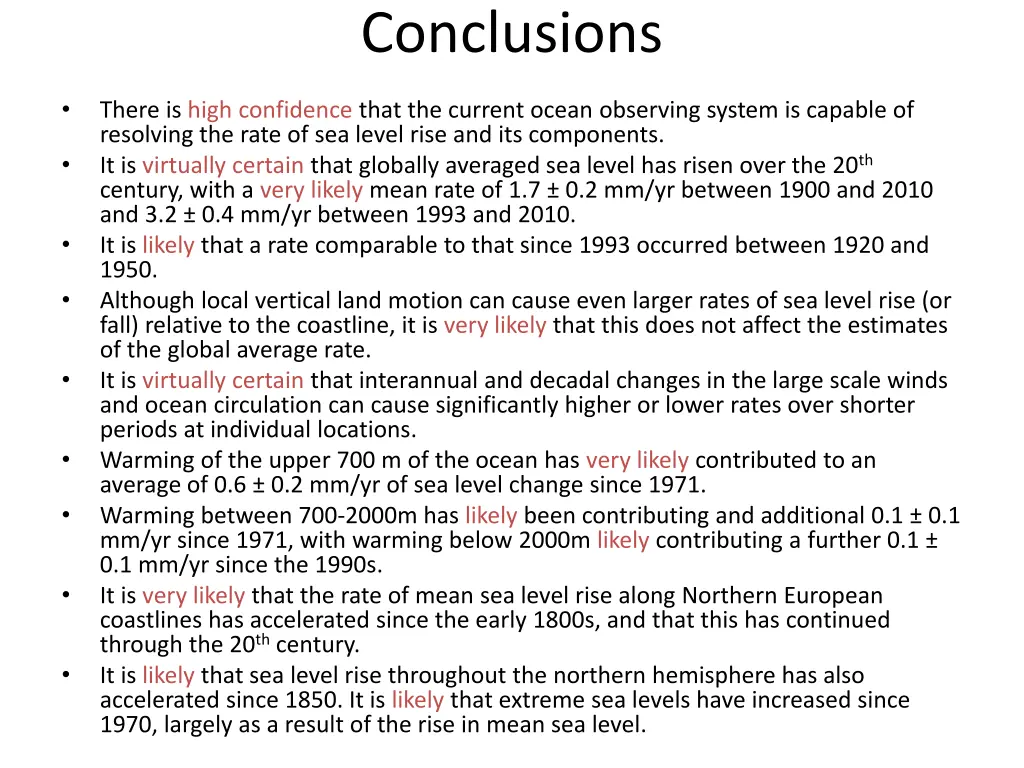 conclusions 5