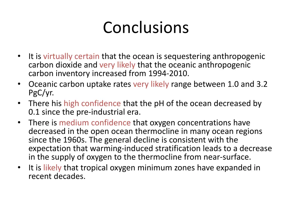 conclusions 6