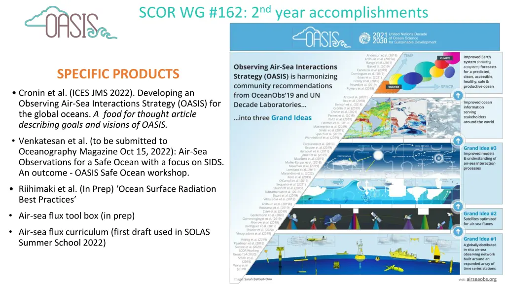 scor wg 162 2 nd year accomplishments 1