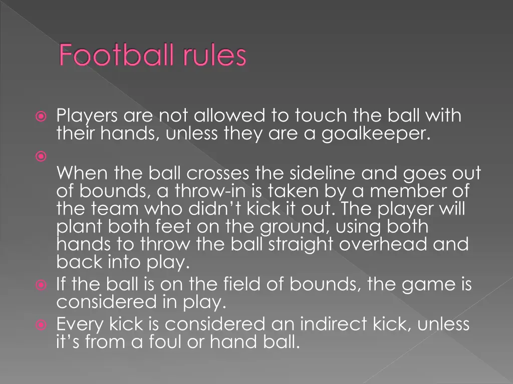 football rules