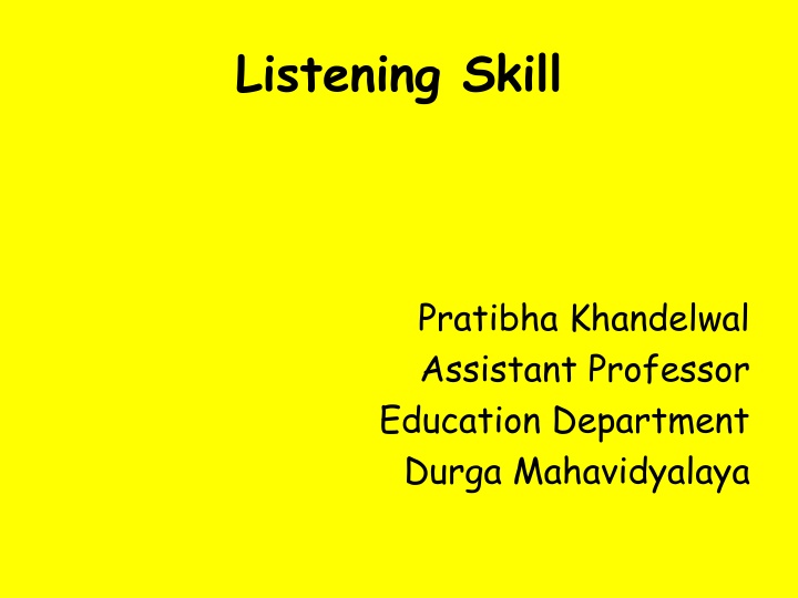 listening skill