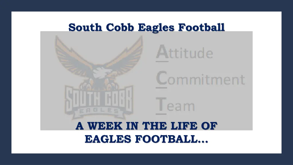 south cobb eagles football