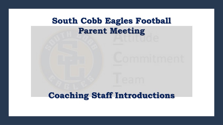 south cobb eagles football parent meeting