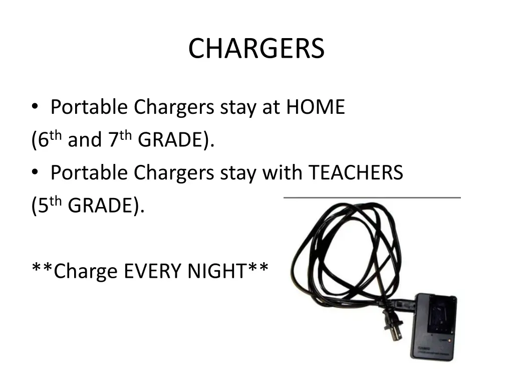 chargers