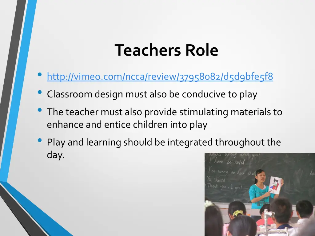 teachers role