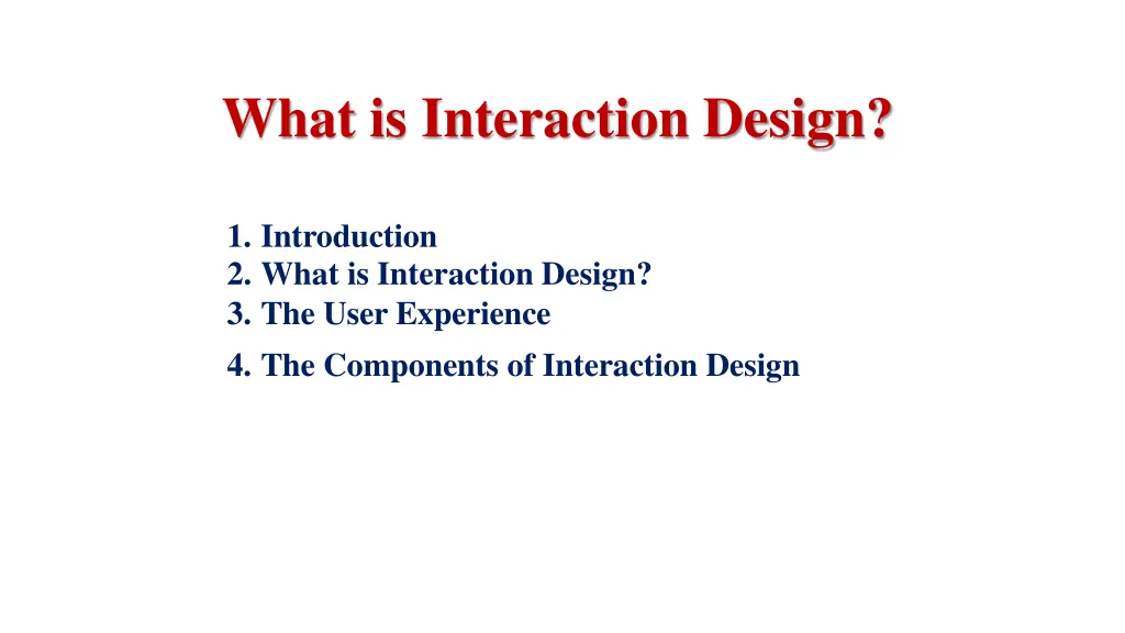 what is interaction design