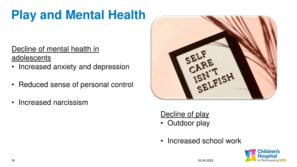 play and mental health