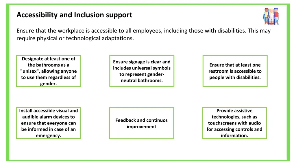 accessibility and inclusion support