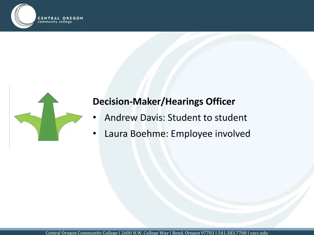 decision maker hearings officer andrew davis