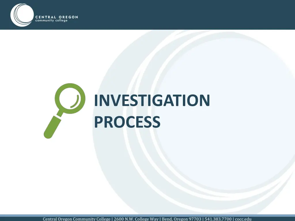 investigation process