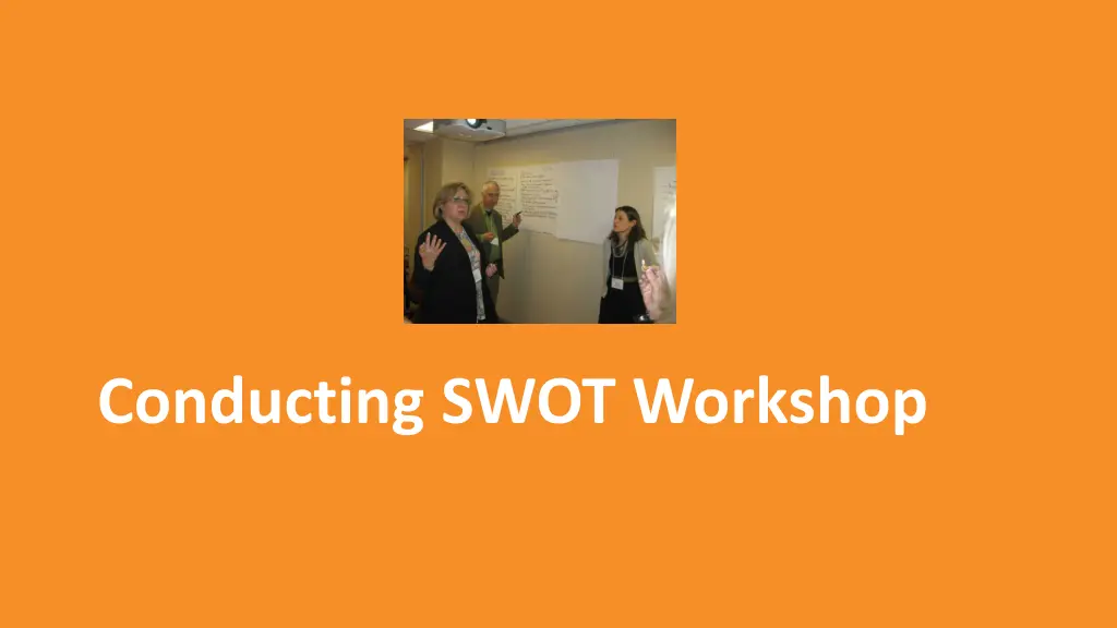 conducting swot workshop