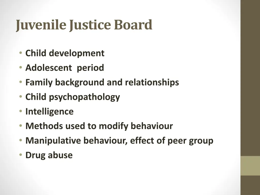 juvenile justice board