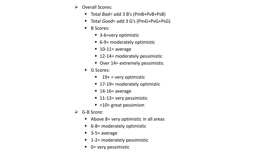 overall scores total