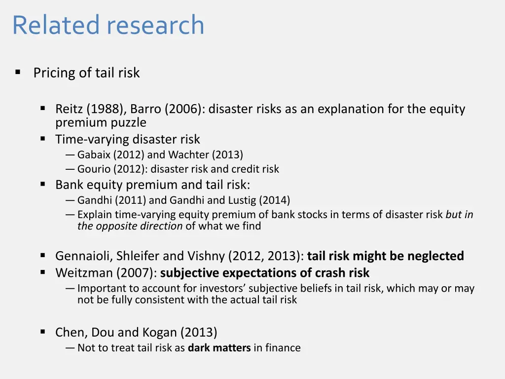 related research 1