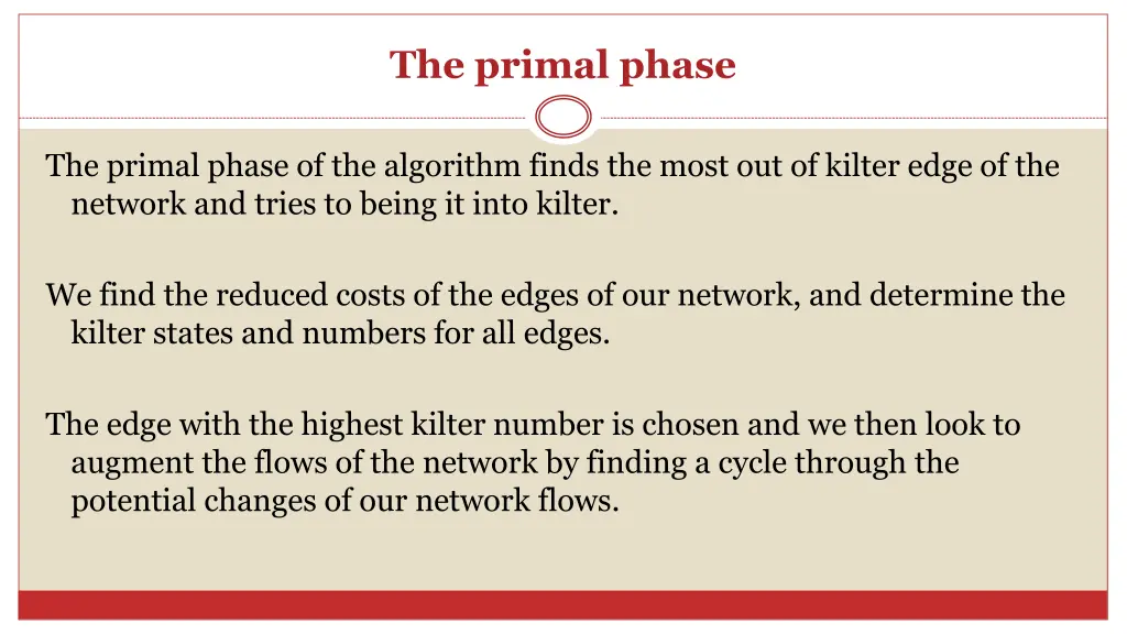 the primal phase