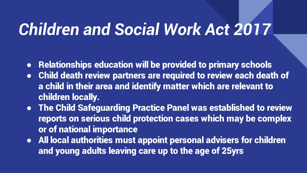 children and social work act 2017 1