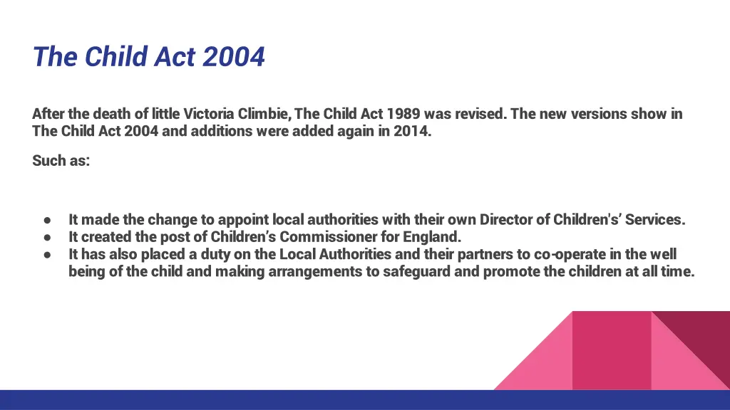 the child act 2004